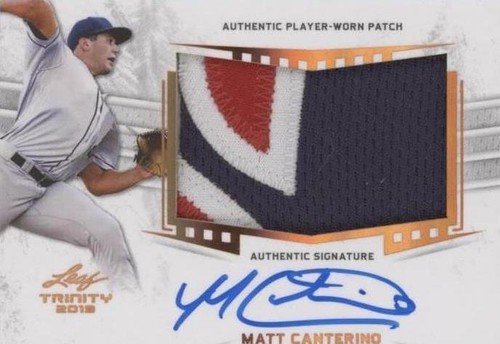 2019 Leaf Trinity - Matt Canterino #PA-MC1