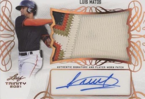 2021 Leaf Trinity - Luis Matos #PA-LM2