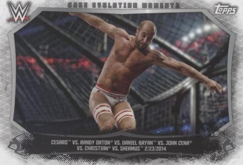 2015 Topps WWE Undisputed - Cesaro Christian Daniel Bryan #CEM-14