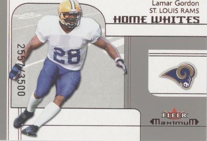 2002 Fleer Maximum Lamar Gordon #278