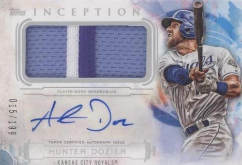 2019 Topps Inception - Hunter Dozier #IAP-HD