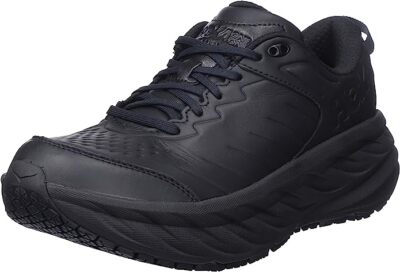 

HOKA Женские кожаные кроссовки Bondi SR, черные, 11 B Medium США, Черный