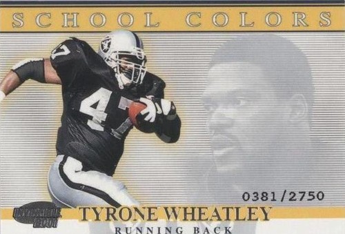 2001 Pacific Invincible Tyrone Wheatley #23
