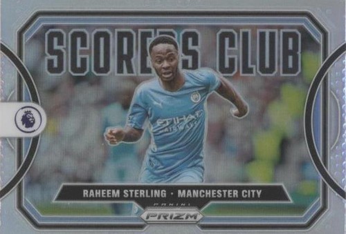 2021-22 Panini Prizm Premier League Raheem Sterling #25