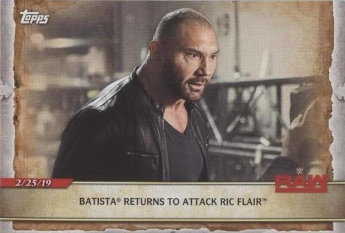 2020 Topps WWE Road to Wrestlemania - Batista #44