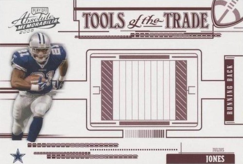 2005 Playoff Absolute Memorabilia Julius Jones #TT-48