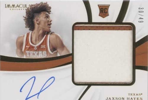 2019-20 Panini Immaculate Collection Collegiate - Jaxson Hayes #90