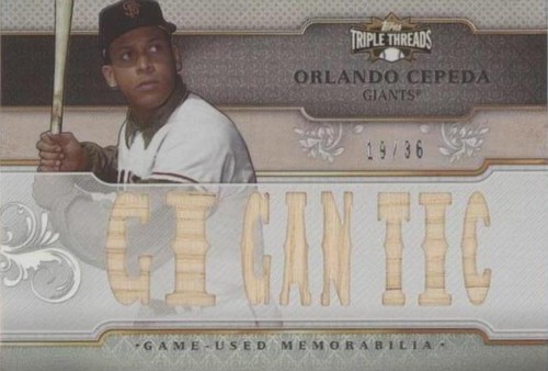 2014 Topps Triple Threads - Orlando Cepeda #TTR-OC2