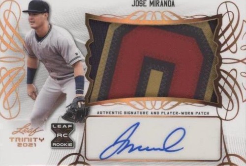 2021 Leaf Trinity - Jose Miranda #PA-JM3