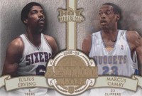 2008-09 Fleer Hot Prospects - Marcus Camby/Julius Erving #AM-17