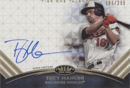 2018 Topps Tier One - Trey Mancini #TTA-TM