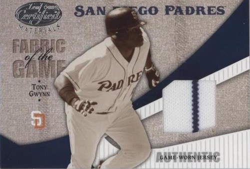 2004 Leaf Certified Materials - Tony Gwynn #FG-118
