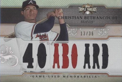 2014 Topps Triple Threads - Christian Bethancourt #TTR-CB3