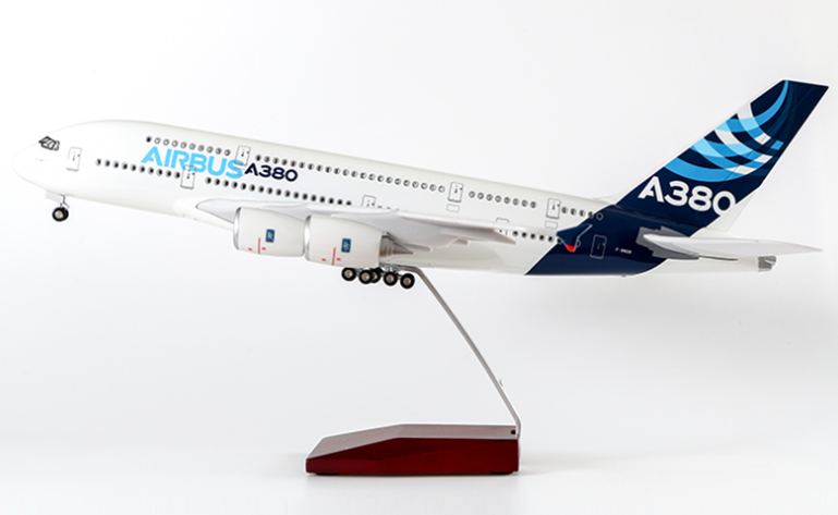 2/6 NEW!! Air.bus A380 1/150 約50cm 1:160 46CM AIRBUS A380 Passenger Airplane Landing ​Gear