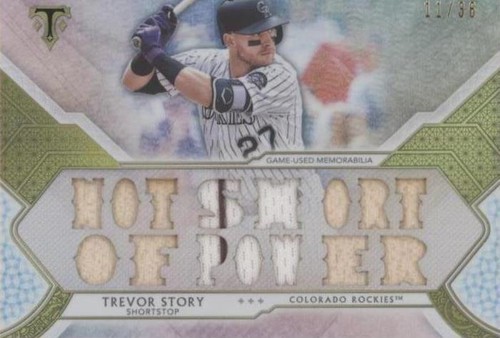 2018 Topps Triple Threads - Trevor Story #TTR-TST2