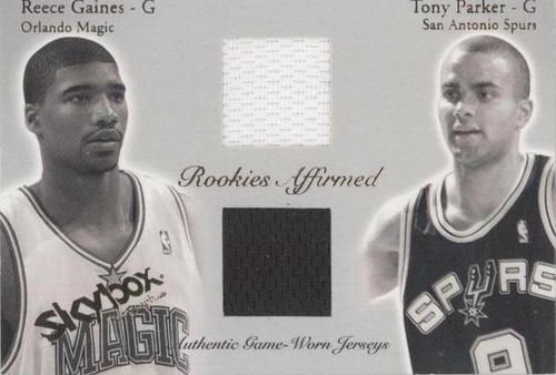 2003-04 Skybox Autographics - Tony Parker/Reece Gaines #RAJ-RG/TP