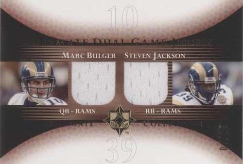 2005 Ultimate Collection Marc Bulger Steven Jackson #DJ-BJ