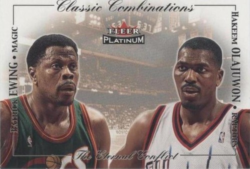 2001-02 Fleer Platinum - Patrick Ewing/Hakeem Olajuwon #6CC