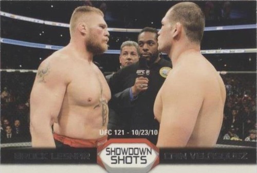 2011 Topps UFC Moment of Truth - Brock Lesnar Cain Velasquez #SS-LV