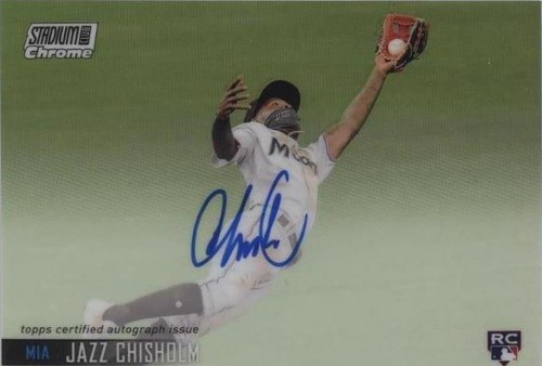 2021 Topps Stadium Club Chrome - Jazz Chisholm #SCCBA-JCH