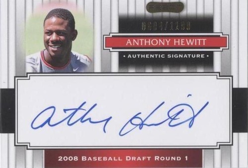 2008 Razor Signature Series - Anthony Hewitt #124