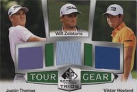 2024 SP Game Used - Justin Thomas Viktor Hovland Will Zalatoris #TG3-THZ