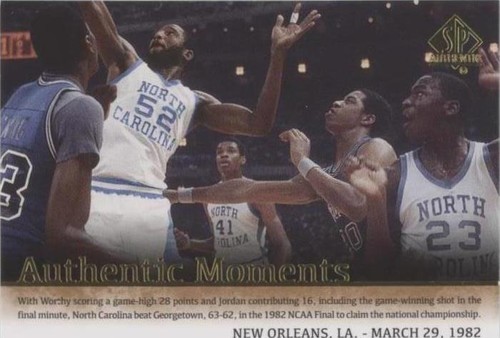2014-15 SP Authentic - James Worthy/Michael Jordan #72