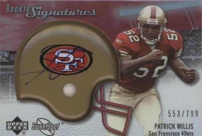 2007 NFL Sweet Spot Patrick Willis #124