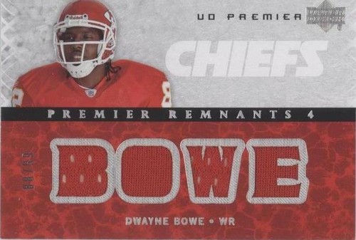 2007 UD Premier Dwayne Bowe #PR4-DB
