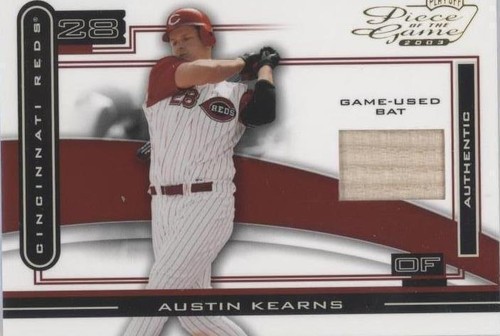 2003 Playoff Piece of the Game - Austin Kearns #POG-14
