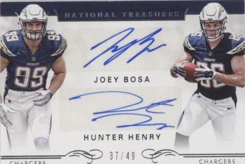 2016 Panini National Treasures Hunter Henry Joey Bosa #7