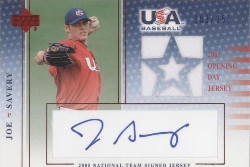 2005 Upper Deck USA Baseball - Joe Savery #JS-GU