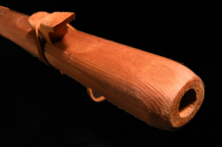 native american style cedar flute by gray fox flutes