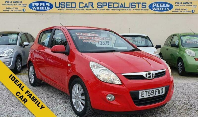 2010 59 HYUNDAI I20 1 4 16V STYLE 5 DOOR RED IDEAL FAMILY CAR CLEAN 