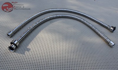 Hot Rat Rod Custom Car Truck All Purpose Stainless Steel Wire Conduit Headlights