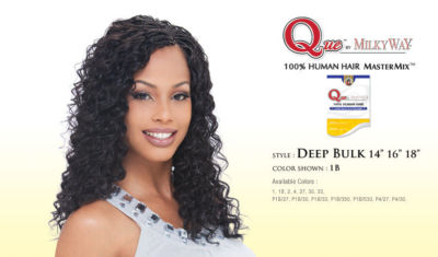 DEEP BULK 14''/16''/18'' - QUE BY MILKYWAY HUMAN HAIR MASTERMIX BRAID WAVY
