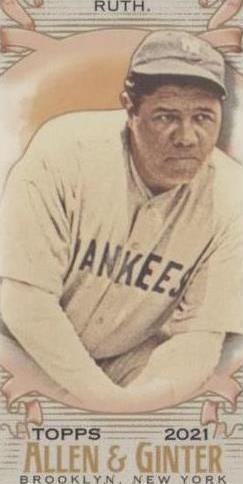 2021 Topps Allen & Ginter's - Babe Ruth #355