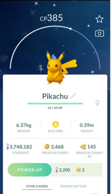 Pokémon Go | All Shiny Pikachu Event Costume | Trade Registered 20K Stardust