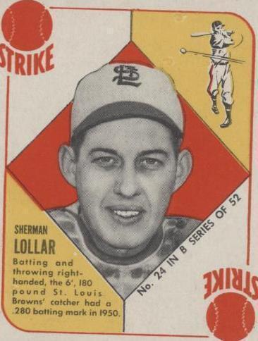 1951 Topps - Sherm Lollar #24