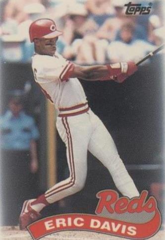 Topps League Leaders Minis 1989 - Eric Davis #8