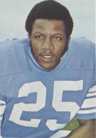 1971 The Wonderful World of Pro Football USA Player Stamps Earl McCullouch #130