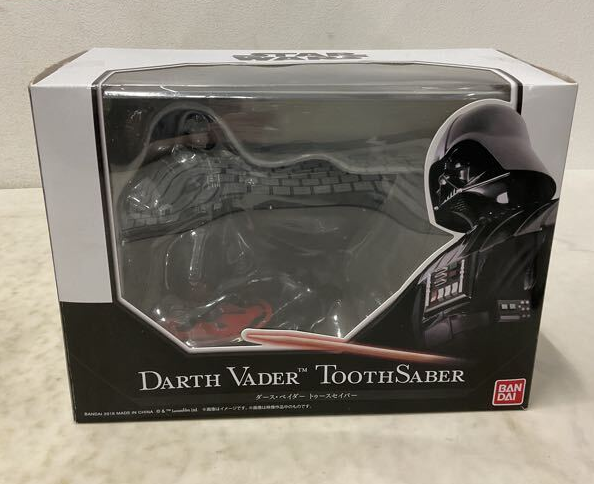 Star Wars DARTH VADER TOOTHSABER Figure Toothpick Dispenser BANDAI - Picture 1 of 4