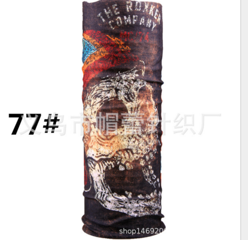 1 Face Mask Sun Shield Neck Gaiter Balaclava Neckerchief Bandana Headband;a