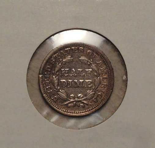 1853 Seated Liberty Half Dime, Extremely Fine+, Nice Type Coin    1004-24