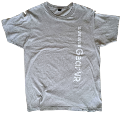 Vr Vintage T-shirt; Size L Gray