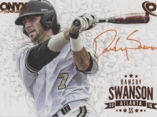 2016 Onyx Platinum Elite - Dansby Swanson #DS-PEA16