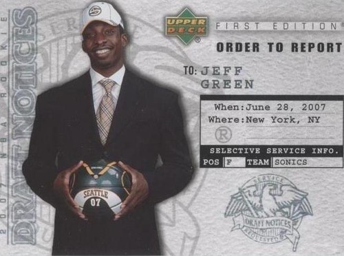 2007-08 Upper Deck First Edition - Jeff Green #DN5