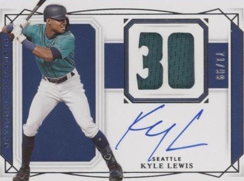 2020 Panini National Treasures - Kyle Lewis #SNU-KL