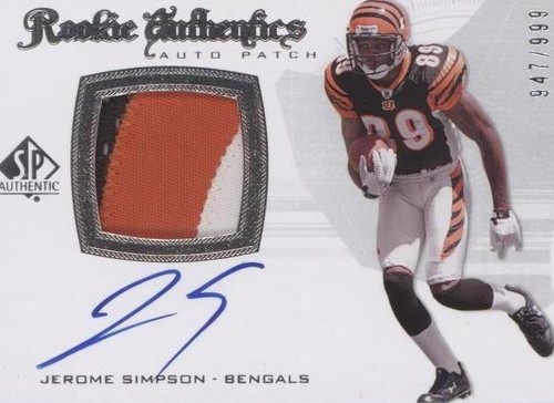 2008 SP Authentic Jerome Simpson #271