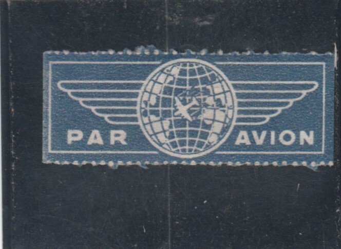 L7302 Vignette Aim Mail Par Avion